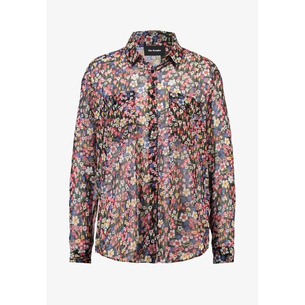 The Kooples Button Up Blouse Sz M $228 MSRP